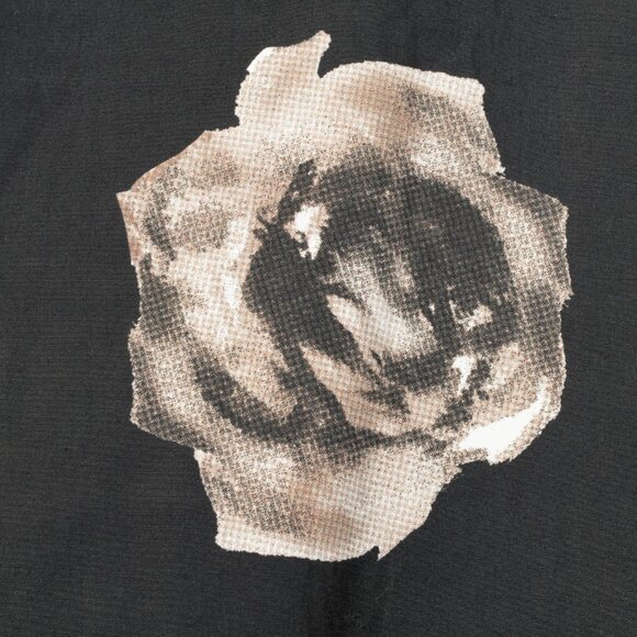 Liviana Conti Black Floral-Print Cotton-Poplin Oversized Shirt Jacket - Picture 9 of 12